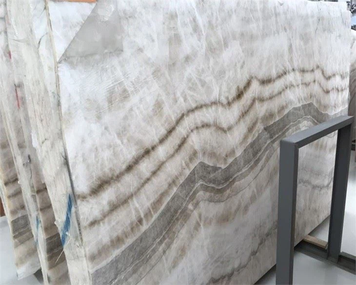 Brown Wooden Onyx Marble Backlit Brown Wooden Onyx Marble Backlit